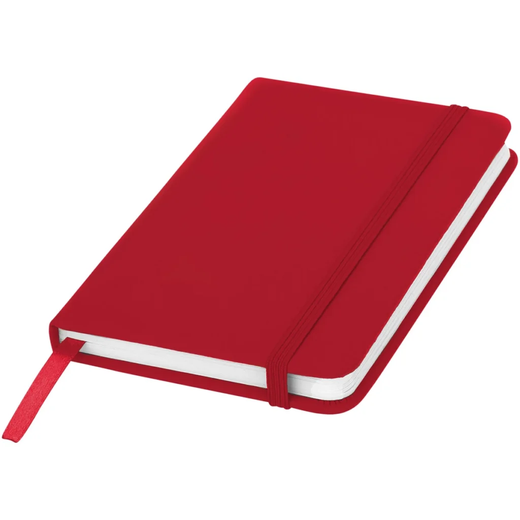 Spectrum A6 hard cover notebook in Red