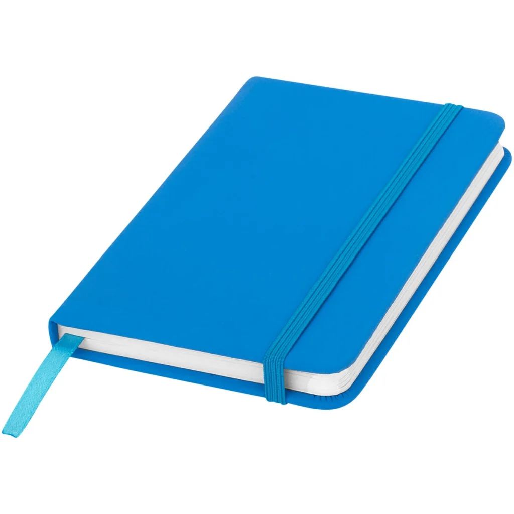 Spectrum A6 hard cover notebook in Light blue