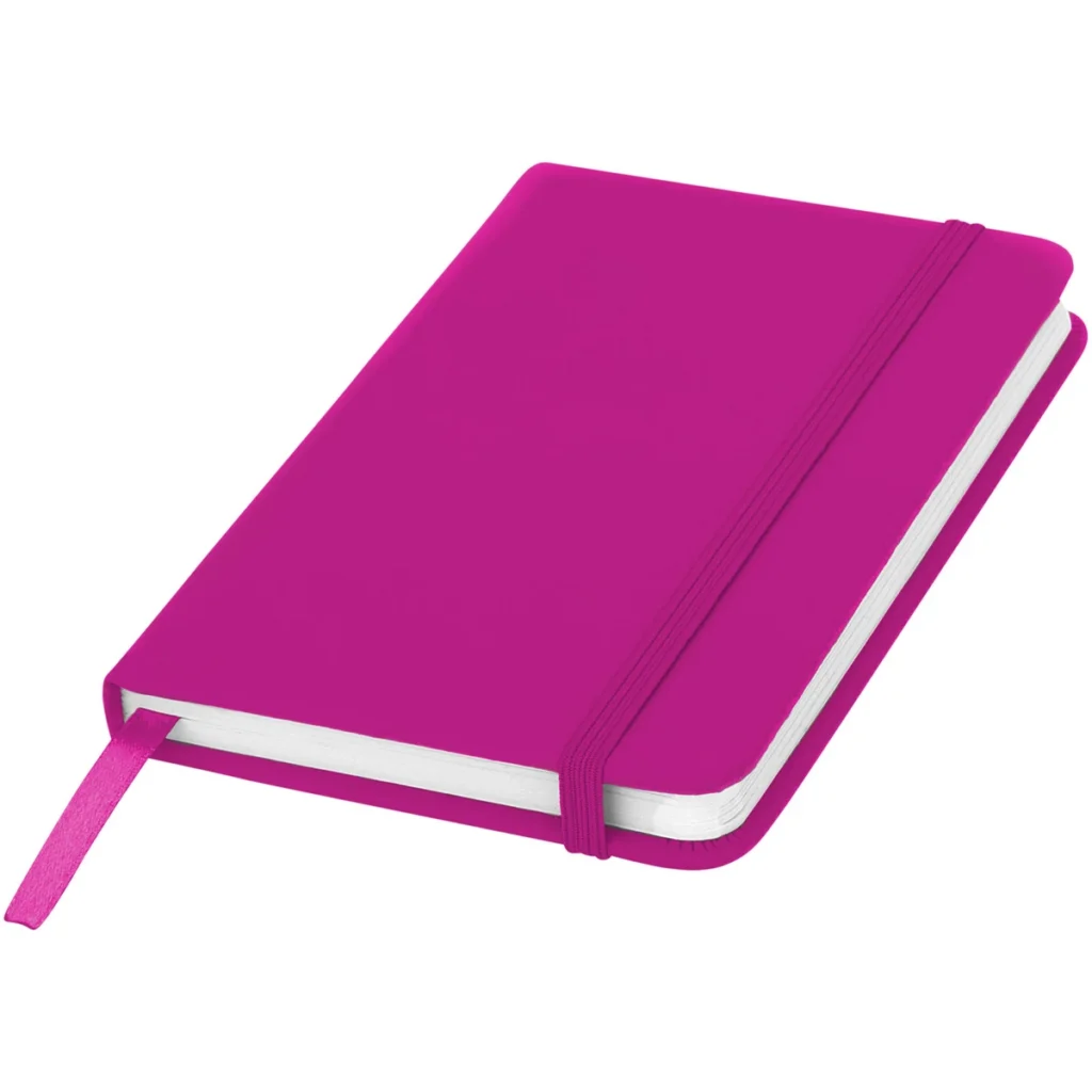 Spectrum A6 hard cover notebook in Pink