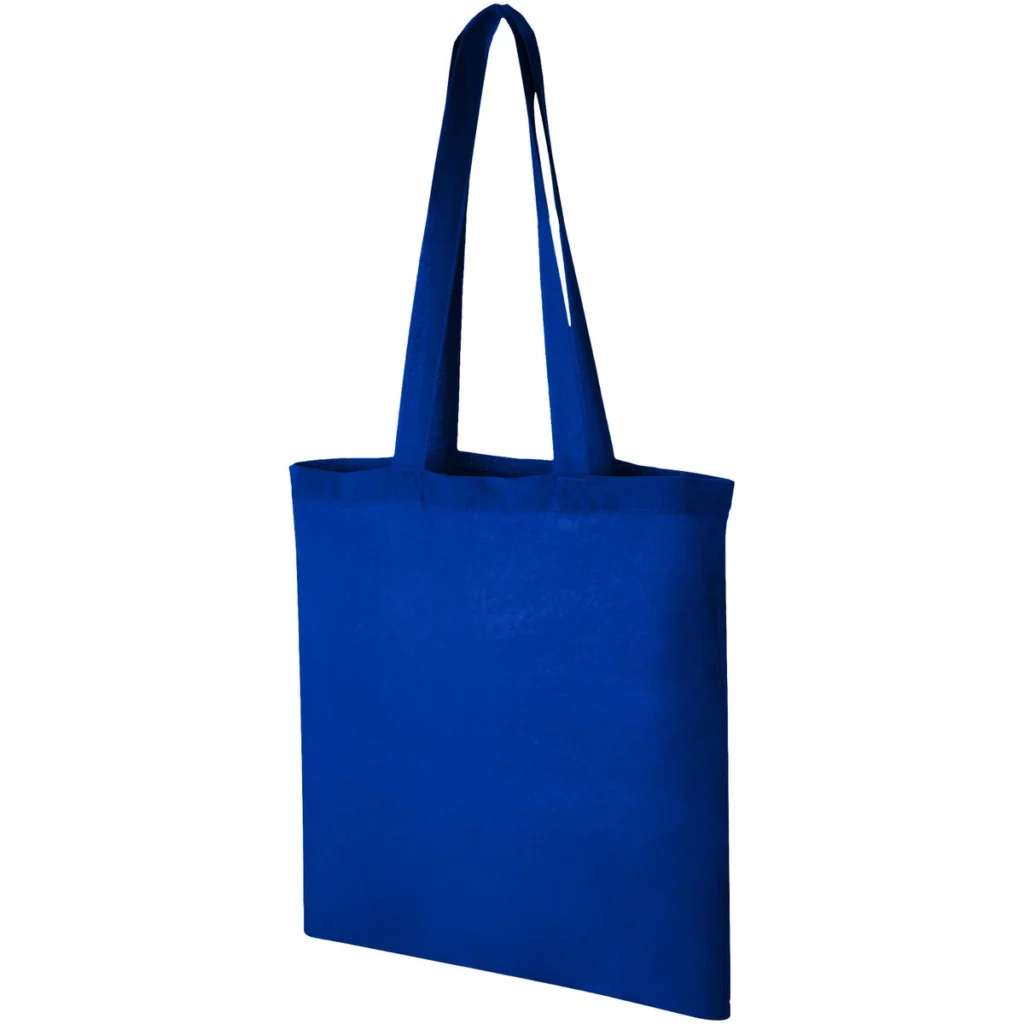 Carolina 100 g/m² cotton tote bag 7L in Royal blue
