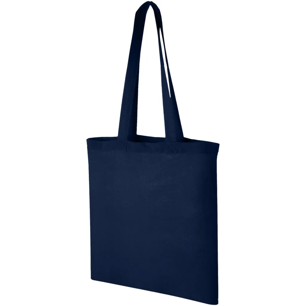 Carolina 100 g/m² cotton tote bag 7L in Navy