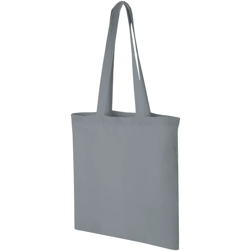 Carolina 100 g/m² cotton tote bag 7L in Grey