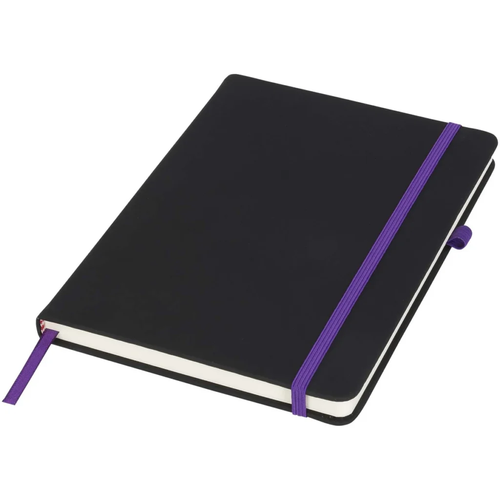 Noir medium notebook in Black, Purple
