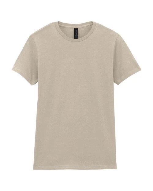 Gildan Softstyle™ Ringspun T-Shirt (Women's) in Sand