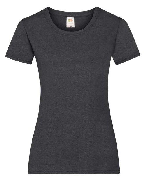 Fruit Of The Loom Valueweight T-Shirt (Women's) in Dark Heather