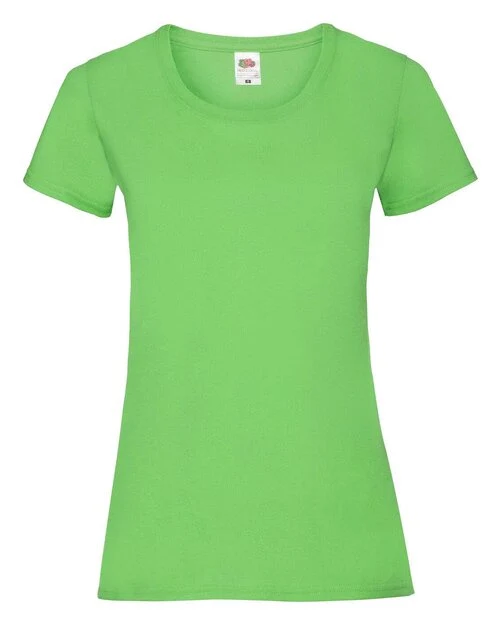 Fruit Of The Loom Valueweight T-Shirt (Women's) in Lime
