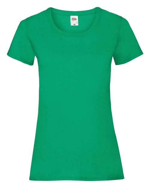 Fruit Of The Loom Valueweight T-Shirt (Women's) in Kelly Green