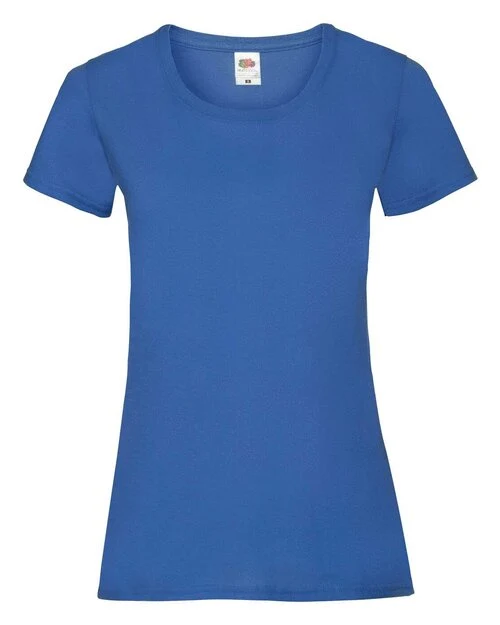 Fruit Of The Loom Valueweight T-Shirt (Women's) in Royal Blue