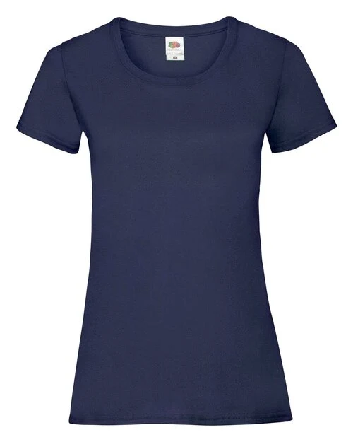 Fruit Of The Loom Valueweight T-Shirt (Women's) in Navy