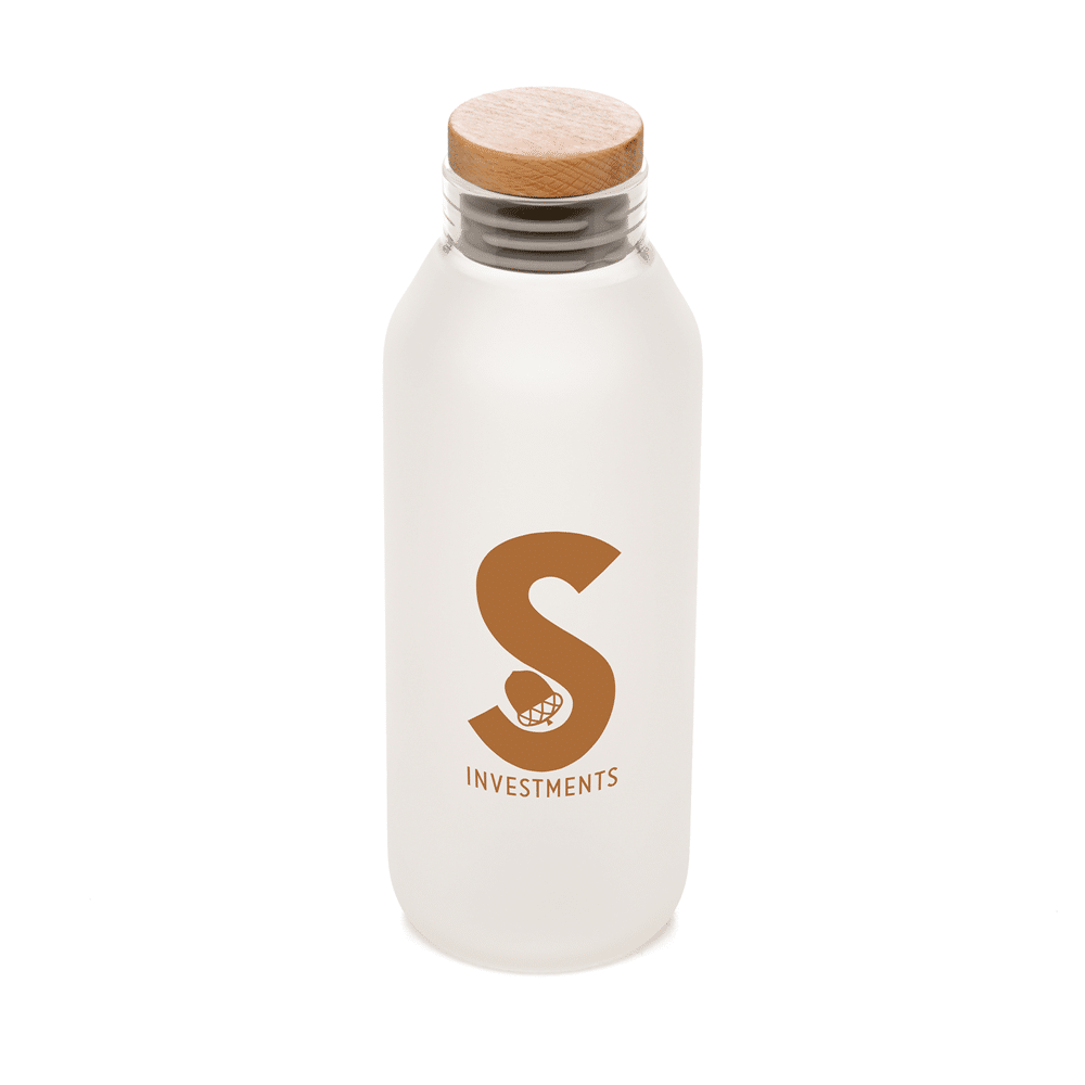 SOREN 570ml TRANSLUCENT GLASS BOTTLE