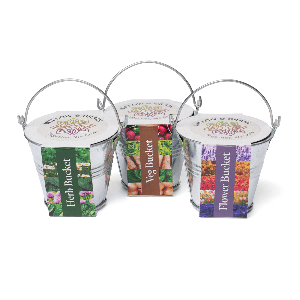 SILVER MINI BUCKET GROW KIT