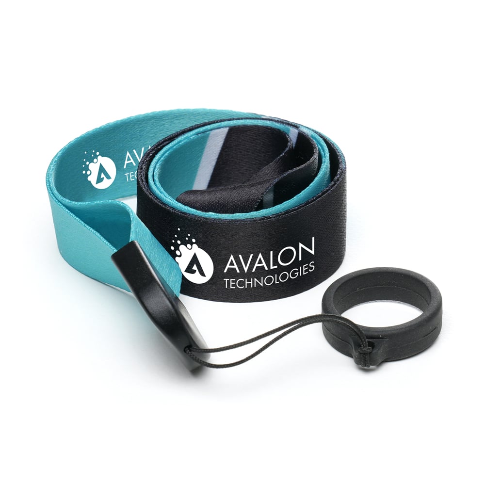 WATER BOTTLE LANYARD WITH SILICONE LOOP