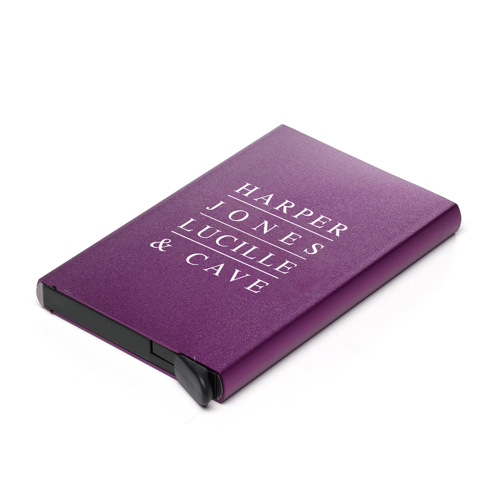 RFID ALUMINIUM CARD HOLDER