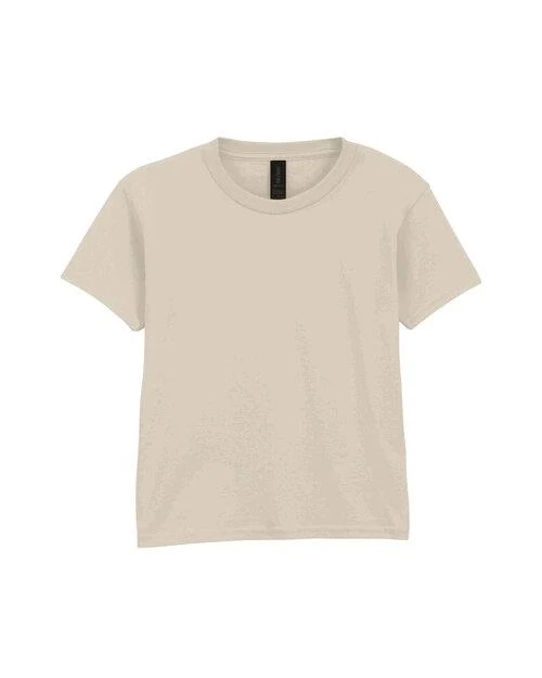 Gildan Softstyle™ Ringspun T-Shirt (Kids) in Sand