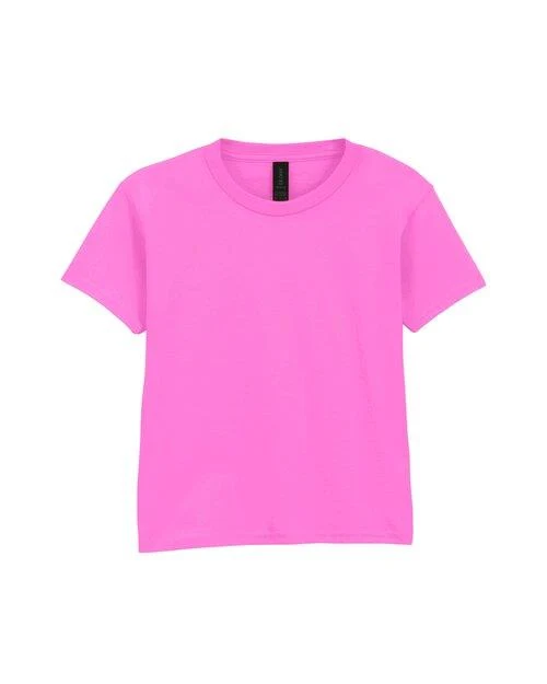 Gildan Softstyle™ Ringspun T-Shirt (Kids) in Azalea