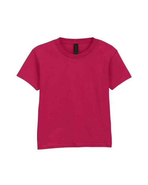 Gildan Softstyle™ Ringspun T-Shirt (Kids) in Cardinal Red