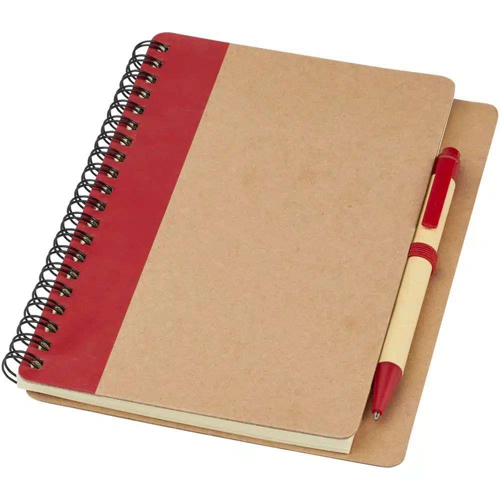 Priestly recycled notebook with pen, product detail