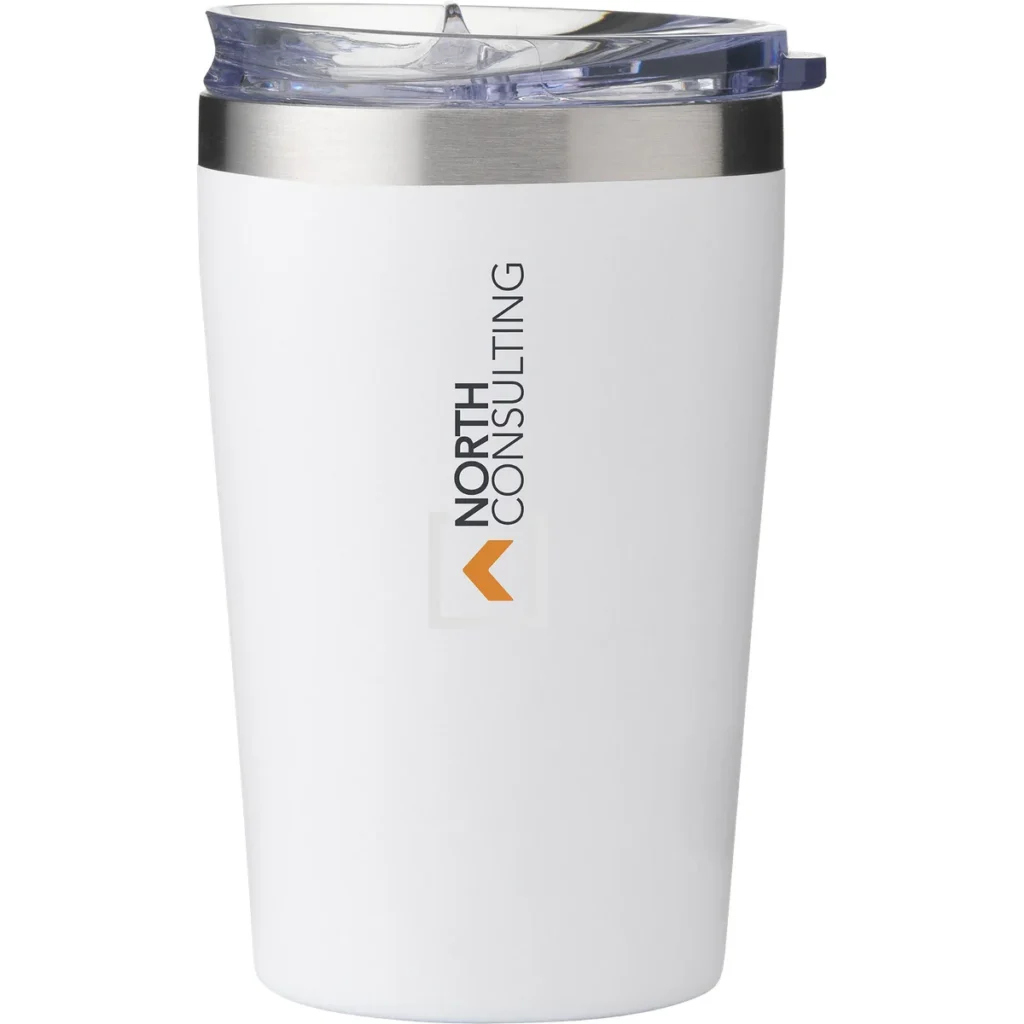 Recycled stainless steel travel mug (380ml) - image 4