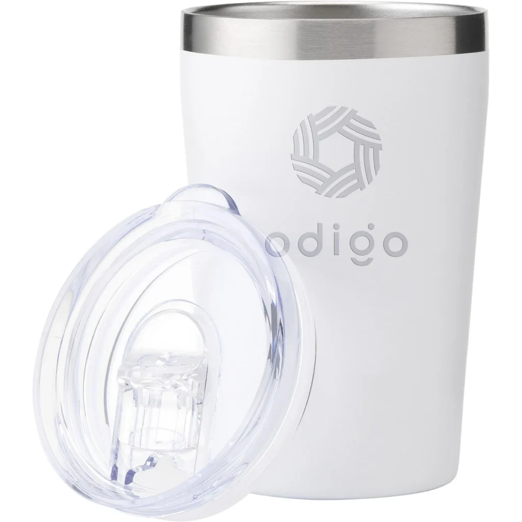 Recycled stainless steel travel mug (380ml) - image 5