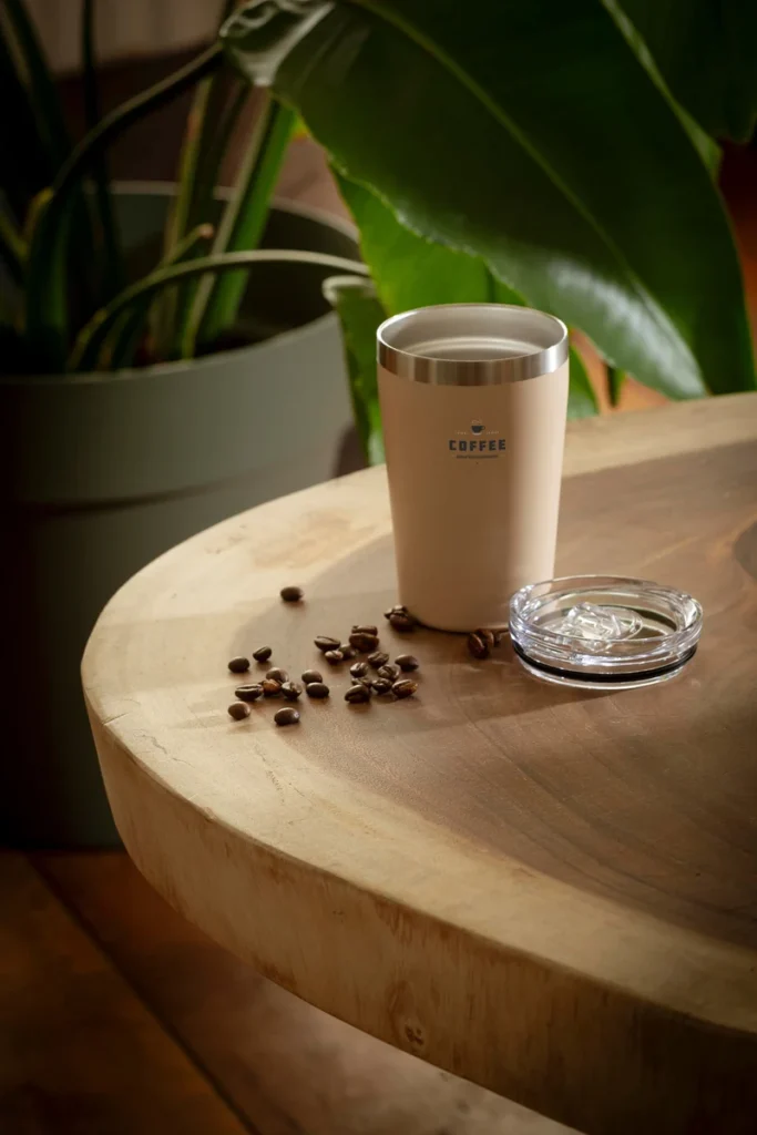 Recycled stainless steel travel mug (380ml) - image 13