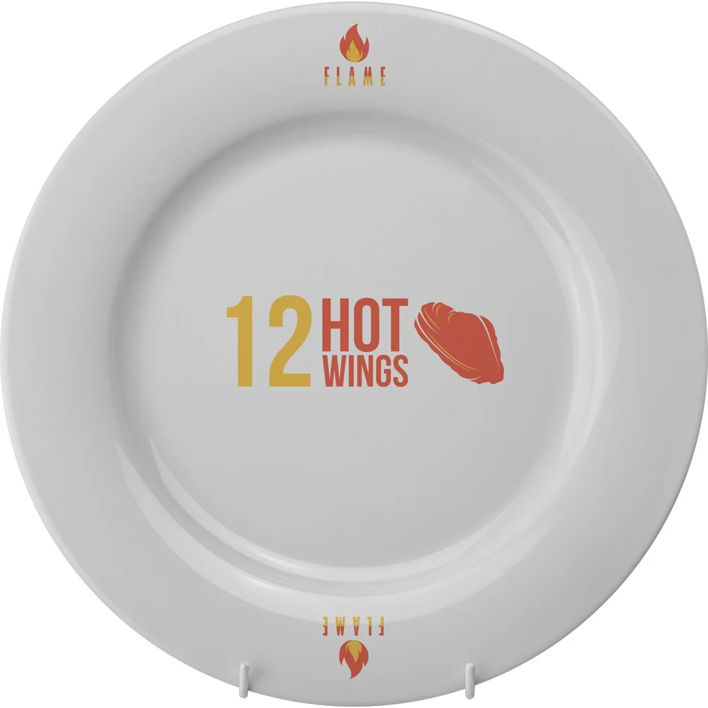 Winged plate 12 Inch (30cm), product detail
