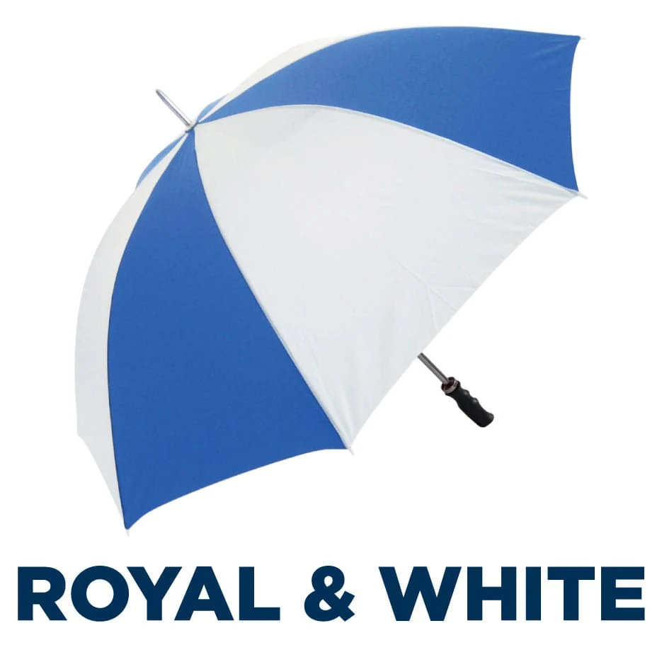 Budget Golf in Royal blue and white