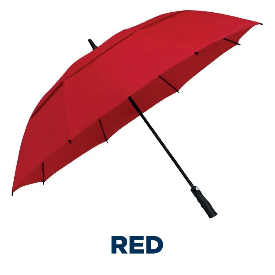 Deluxe Wind Vent Golf in Red