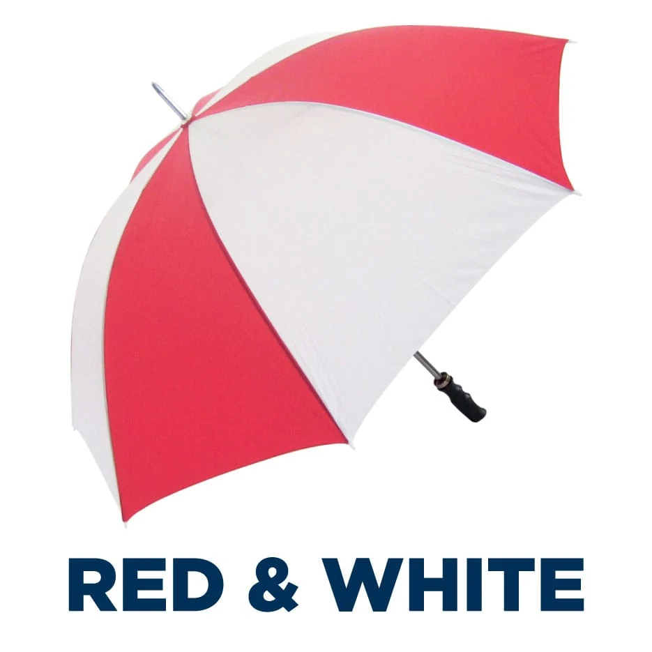 Budget Golf in Red and white