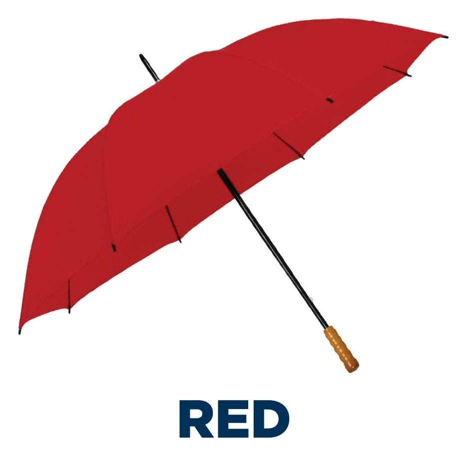Economy Golf Umbrella in Red
